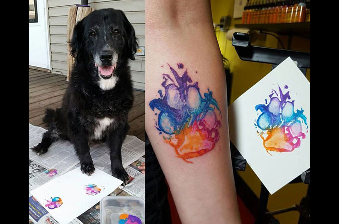 飼い主さんと愛犬との深い絆をタトゥーと言う新しい形で表現する方法が話題に
